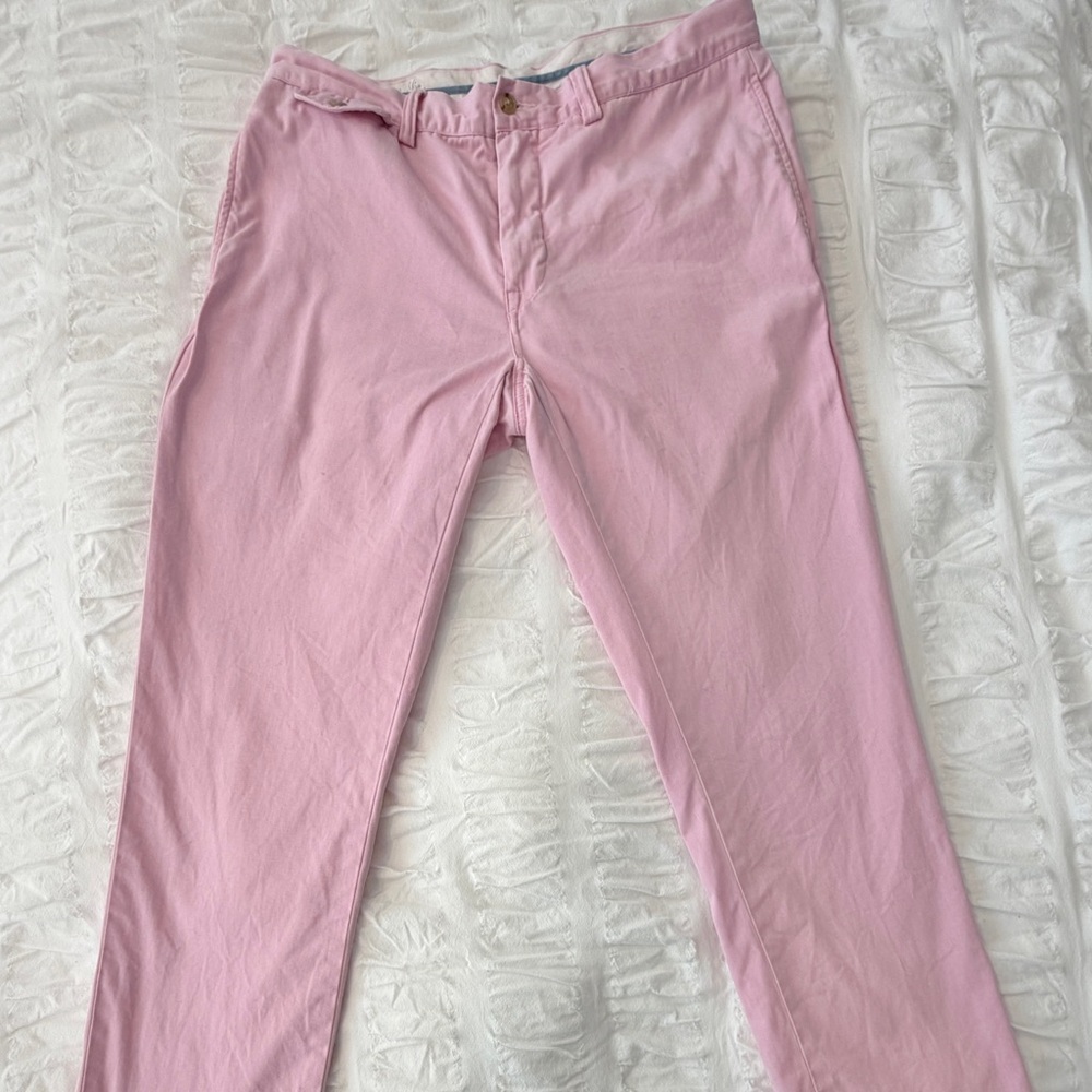 Polo Ralph Lauren Men’s pink cotton chinos, 34/32, great condition